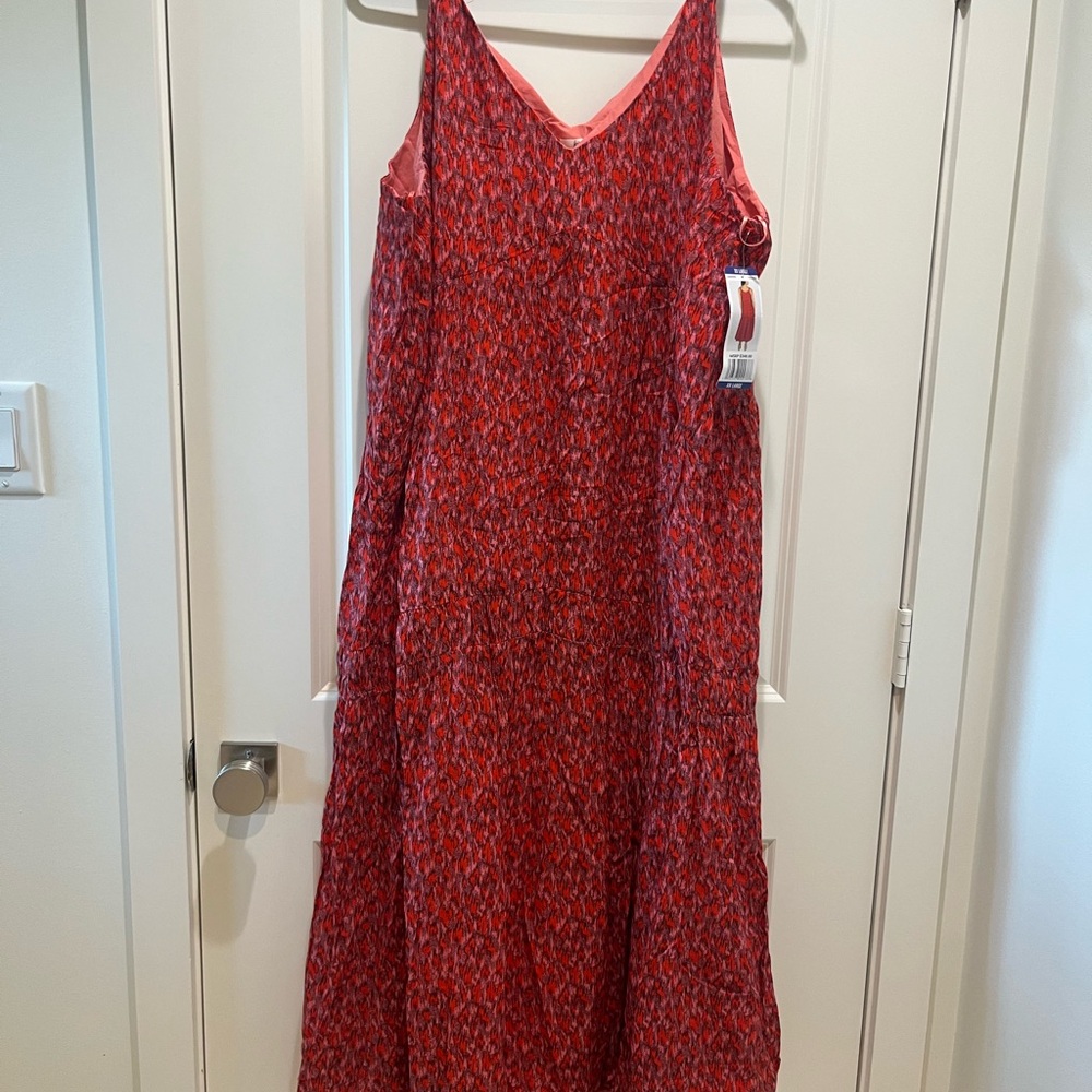 NWT Joie Vibrant Red Maxi Dress Size XXL - Picture 3 of 7